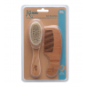 KIOKIDS Set Cepillo Peine Madera