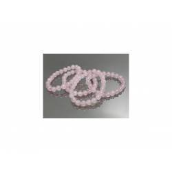 Pulsera Cuarzo Rosa 4mm