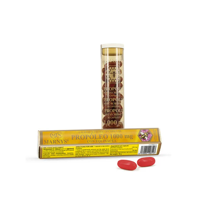 MARNYS Propóleo 1000mg con Equinácea 30 Cápsulas