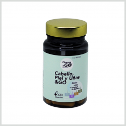 PHARMA GO Pack Cabello, Piel y Uñas 3x30 Cápsulas