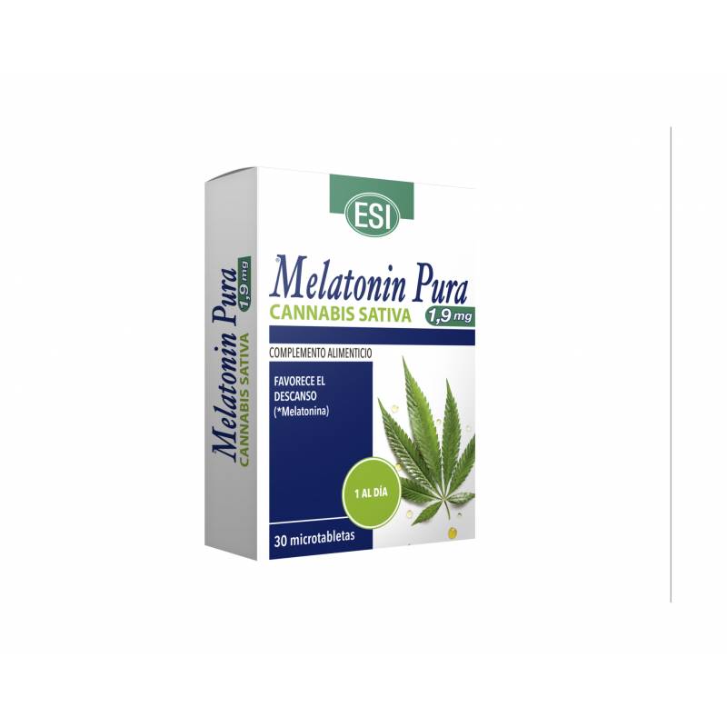 ESI Relax Melatonin 1,9mg Cannabis 30 Microtabletas