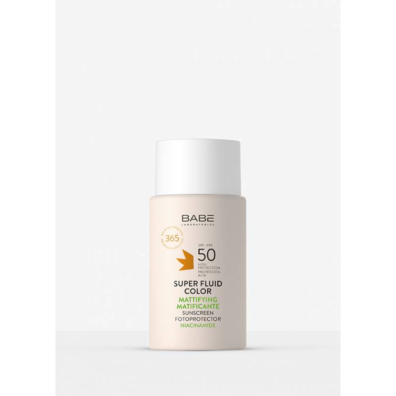 BABE Solar Matificante Color SPF50 50ml Súper Fluid