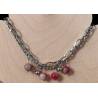 Pulsera Doble Acero con Piedras Naturales