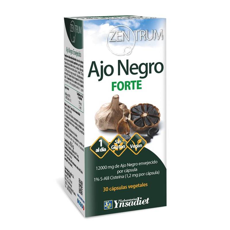 YNSADIET Ajo Negro Forte 30 Cápsulas Vegetales