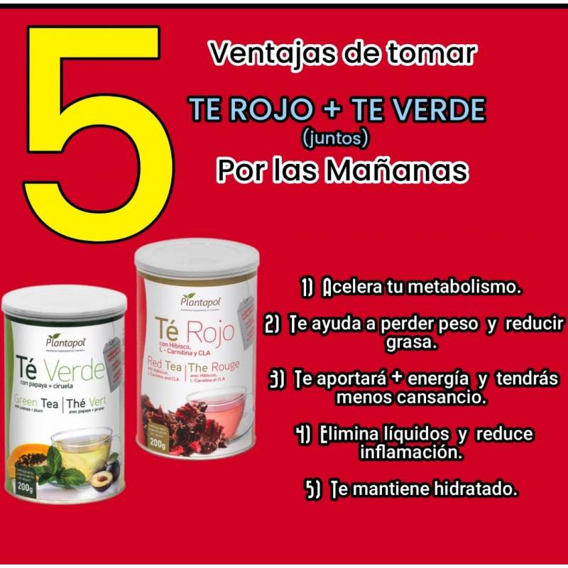 PLANTAPOL Pack Té Rojo + Té Verde
