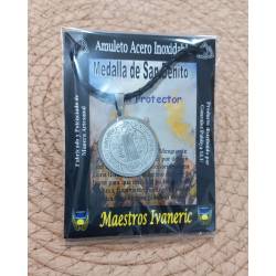 Medalla San Benito Acero...