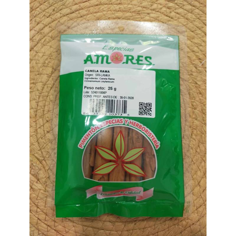 ESPECIAS A. Canela Rama 25g.