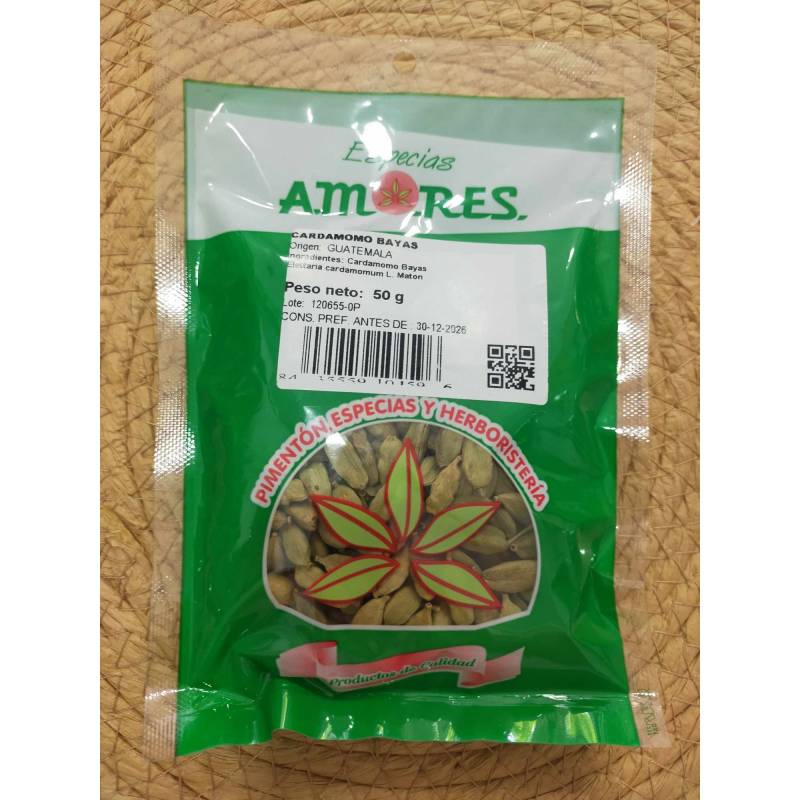 ESPECIAS A. Cardamomo Bayas 50g.