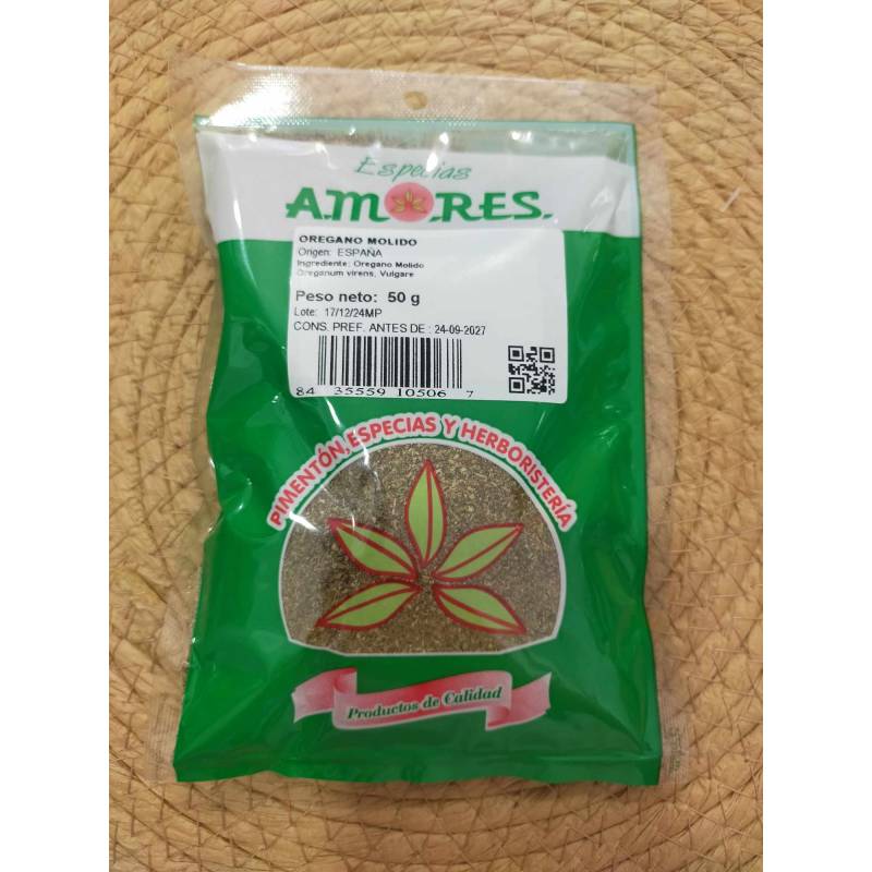 ESPECIAS A. Orégano Molido 50g.