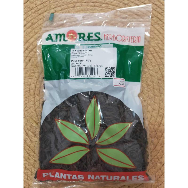 ESPECIAS A. Té Negro Ceylán 50g.